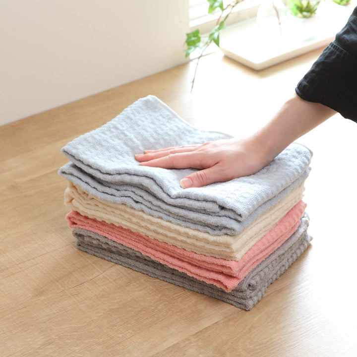 フェイスタオル32×78cmふんわりPLUS無撚糸