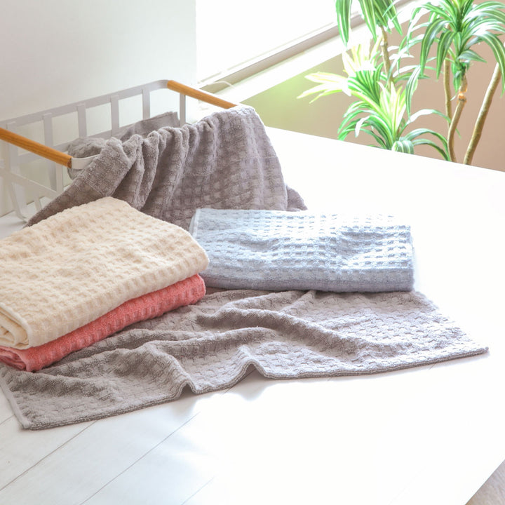 バスタオル60×120cmふんわりPLUS無撚糸