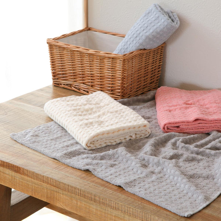 バスタオル60×120cmふんわりPLUS無撚糸