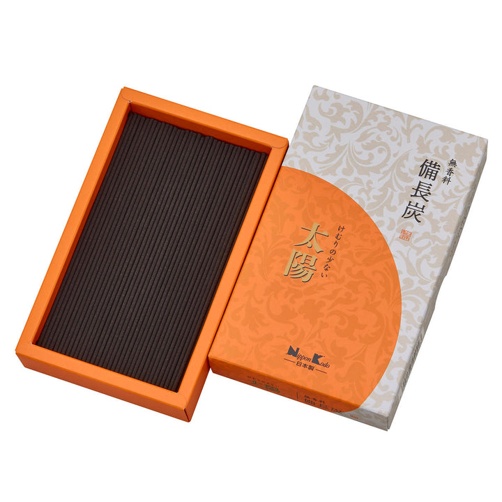 線香太陽備長炭自宅用日本香堂日本製