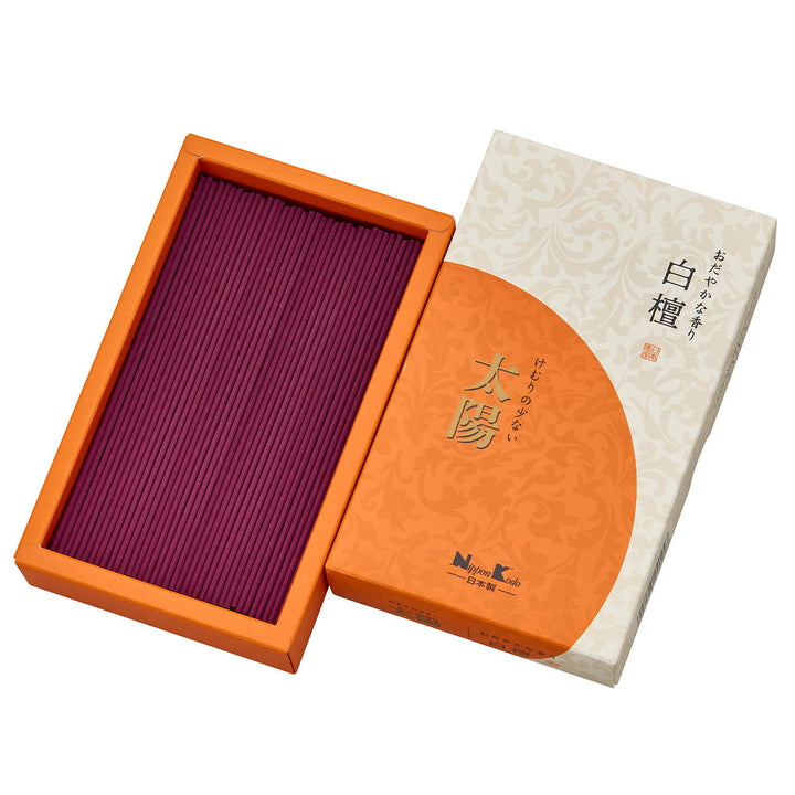 線香太陽白檀100ｇ自宅用