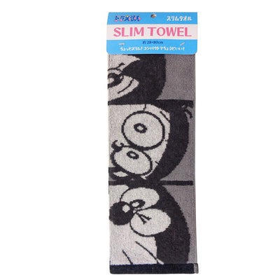 スポーツタオル スリムタオル ドラえもん モノトーン 28×80cm