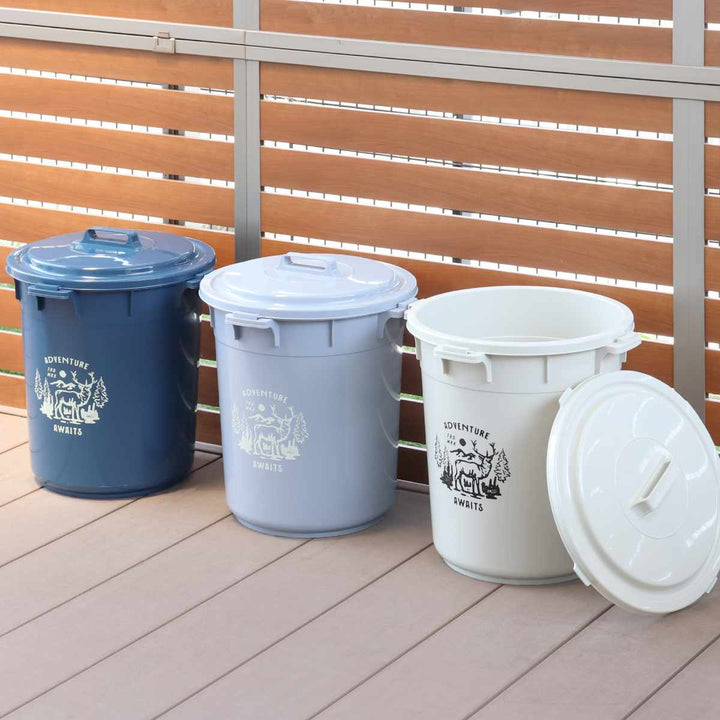 ゴミ箱45Lカラーペールアースカラー