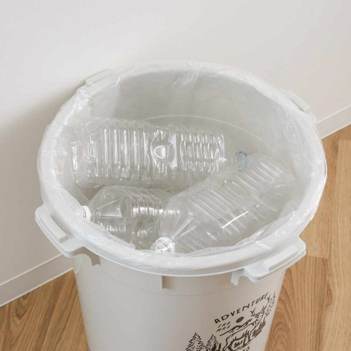 ゴミ箱45Lカラーペールアースカラー