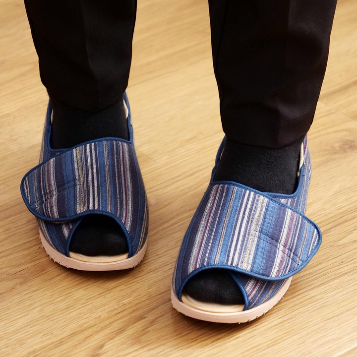 介護シューズあゆみオープン和両足3ES～Mなごみ施設用