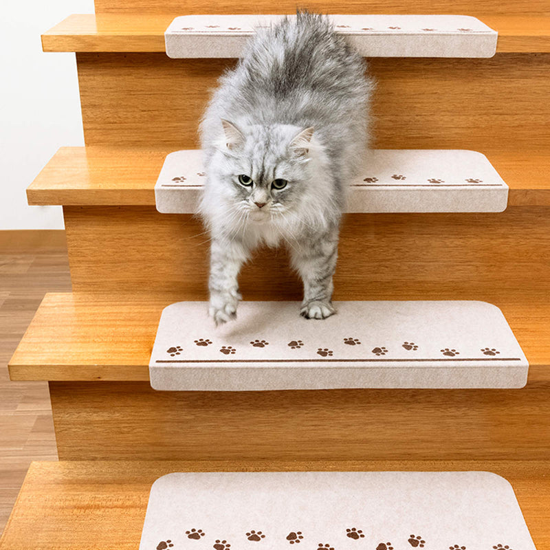 ペットマットおくだけ吸着階段マット6枚入犬猫洗える階段サンコー
