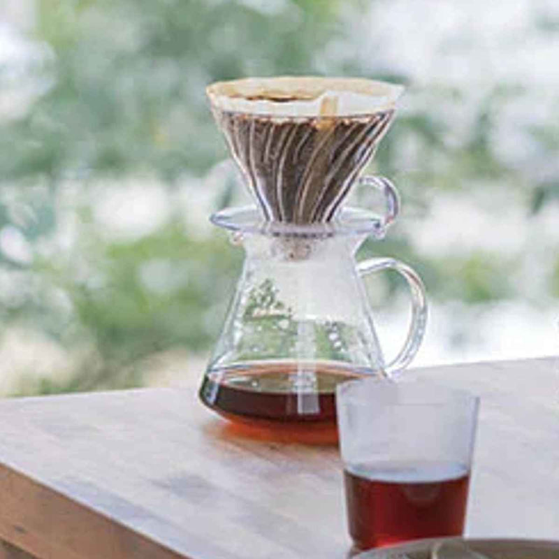 ハリオドリッパーコーヒーサーバーセットV601～4杯用GlassBrewingKit耐熱ガラス