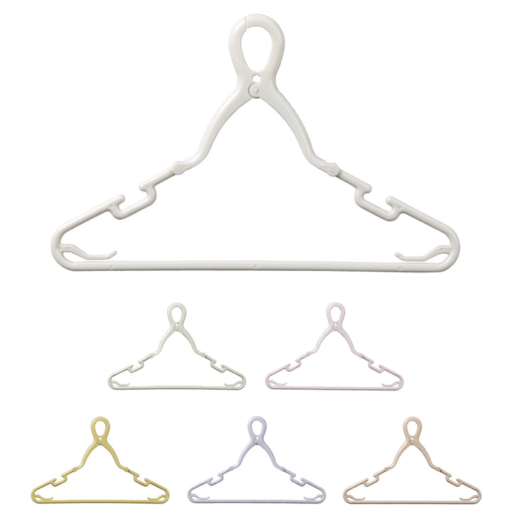 ハンガー6本組ベビー&キッズキャッチフックハンガー首元を伸ばさずに干せる