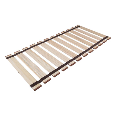 すのこベッド ロール式 シングル 薄型軽量 天然木
