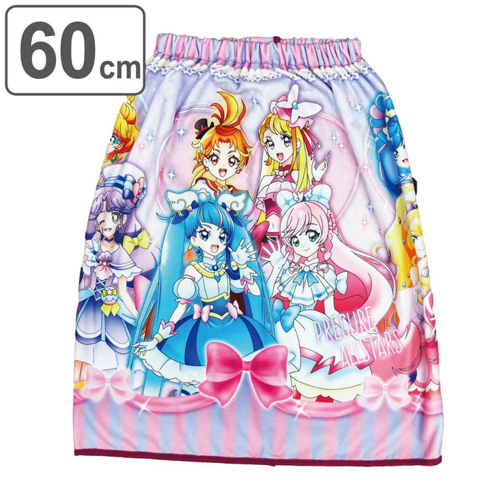 巻きタオル マイクロファイバー 60×110cm プリキュアオールスターズ 