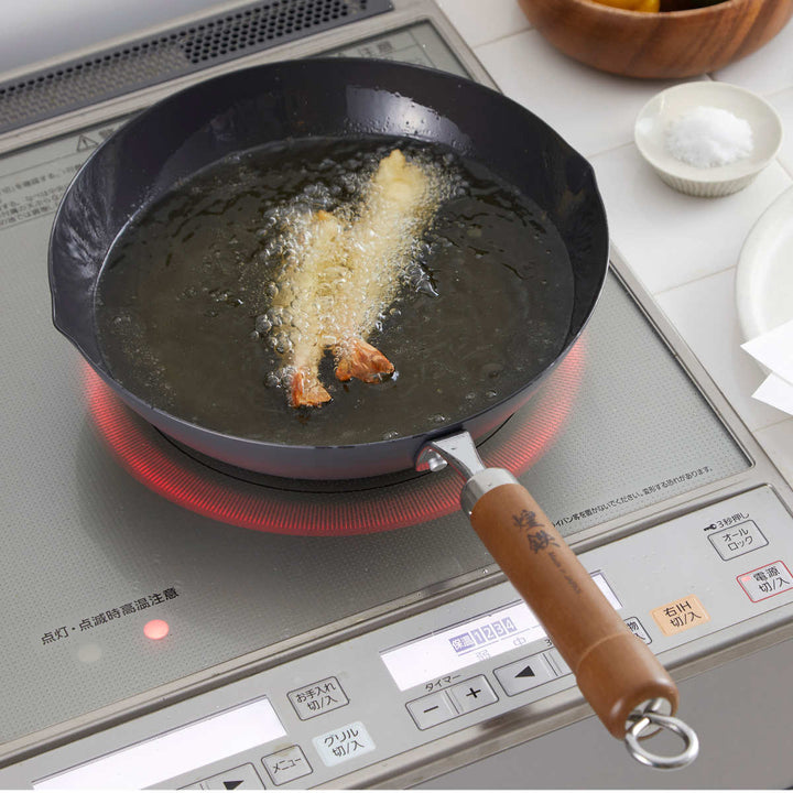 炒め鍋24cm鉄製煌鉄窒化加工日本製