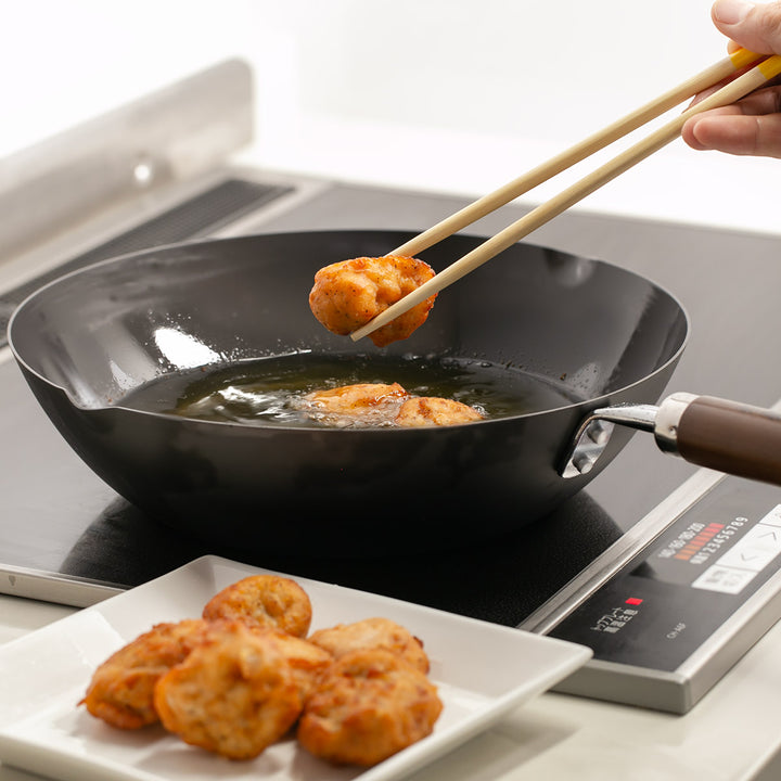 炒め鍋24cm鉄製煌鉄窒化加工日本製