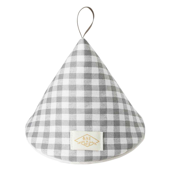 チェックグレー