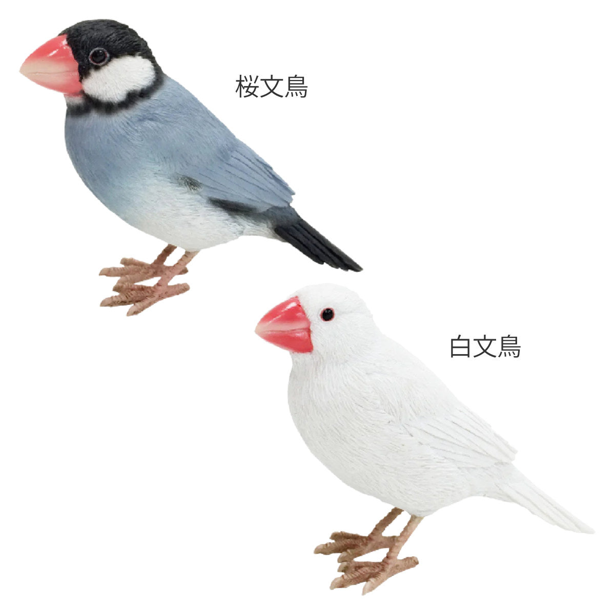 オブジェ BIRDIE BILL 文鳥 マグネット付き – ハウジー