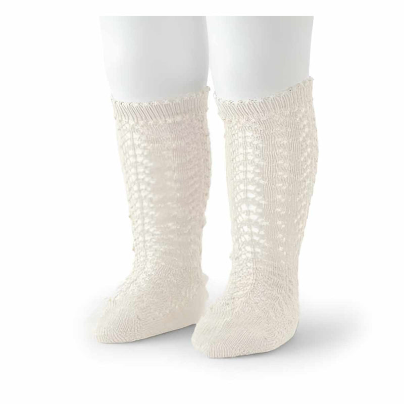 靴下condor子供用12ヶ月～18ヶ月Perleopenworkkneesocks
