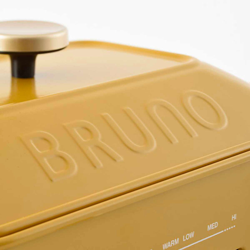BRUNO コンパクトホットプレート 限定カラー たこ焼きプレート付き 蓋付き