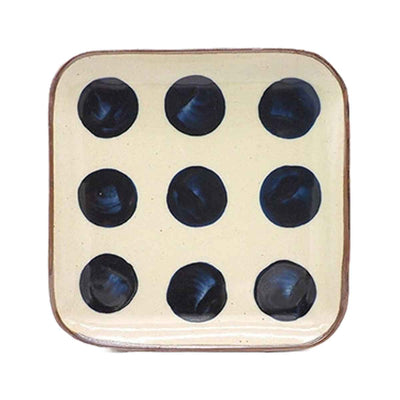 プレート 17cm M スクエア Dots and Lines Bread&Rice パンとごはんと… 陶器 美濃焼