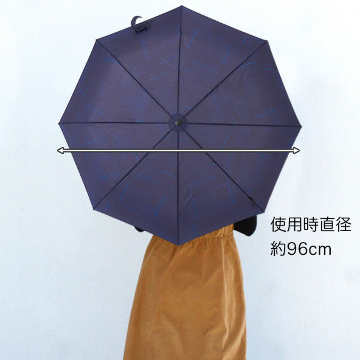 折りたたみ傘 自動開閉 Knirps クニルプス T.280 チャレンジブルー 8本