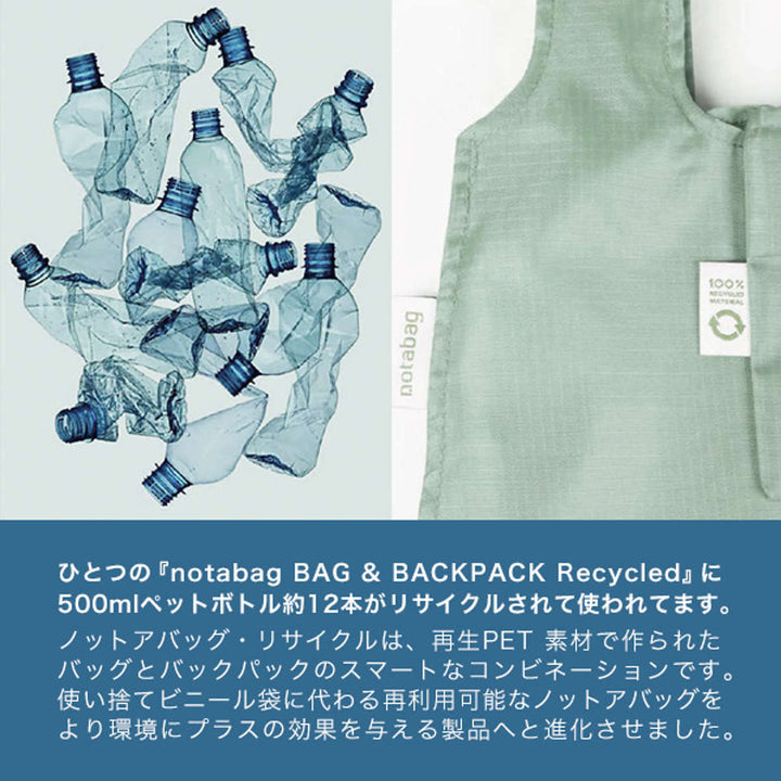 エコバッグnotabagBAG＆BACKPACKRecycled