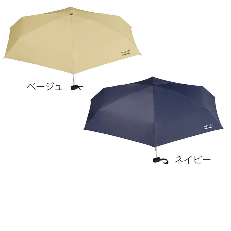 折りたたみ傘WpcIZAcompactブラック晴雨兼用コンパクト