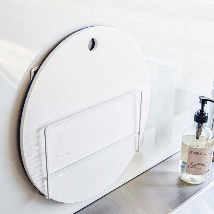 山崎実業towerフィルムフック布巾＆まな板ホルダータワー