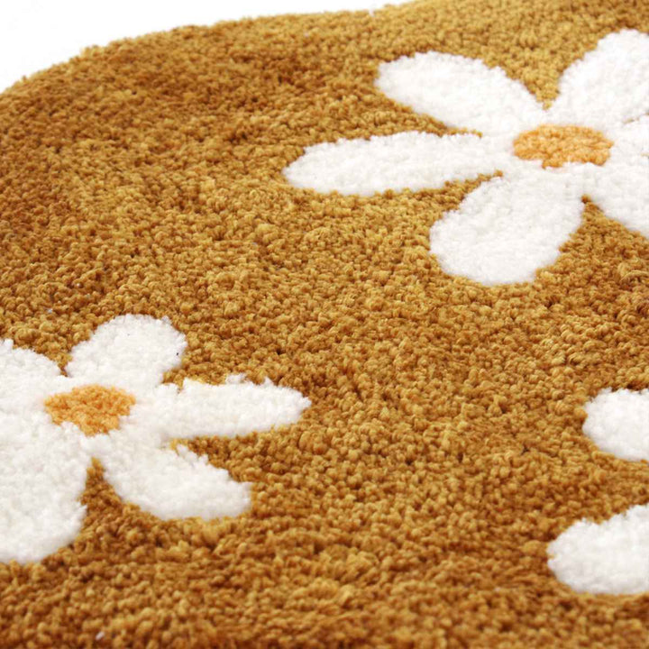 玄関マット45×48cm室内花柄