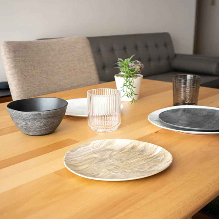 プレート27cm木目調デザートウッドPlantaプランタプラスチック