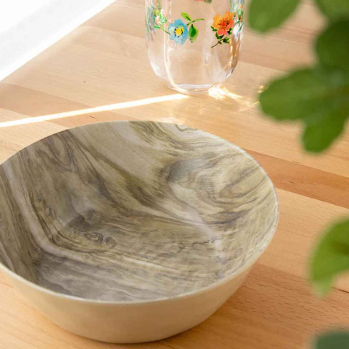 ボウル19cm木目調デザートウッドPlantaプランタプラスチック