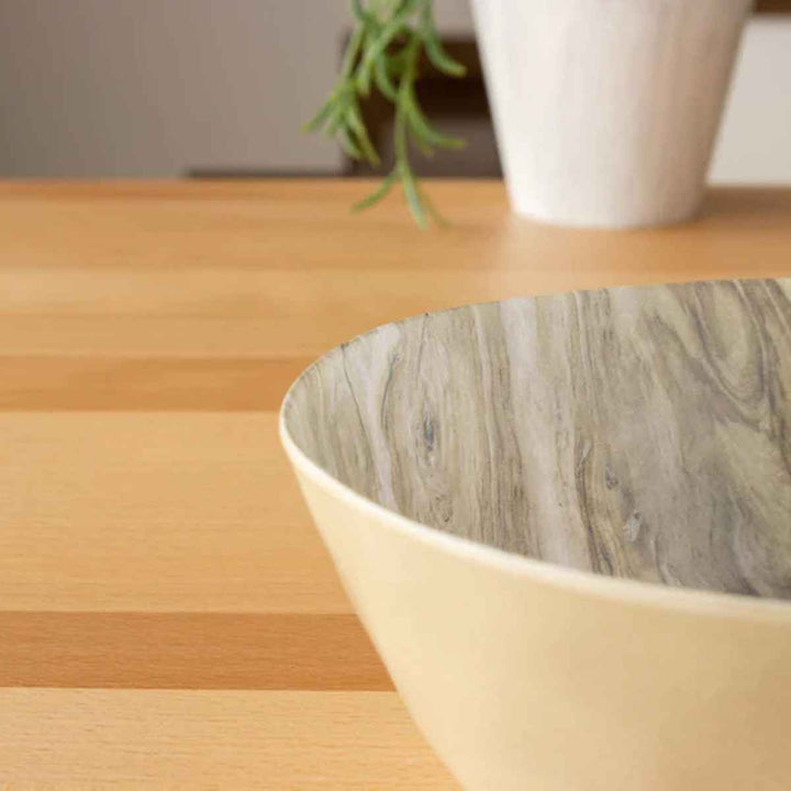 ボウル19cm木目調デザートウッドPlantaプランタプラスチック