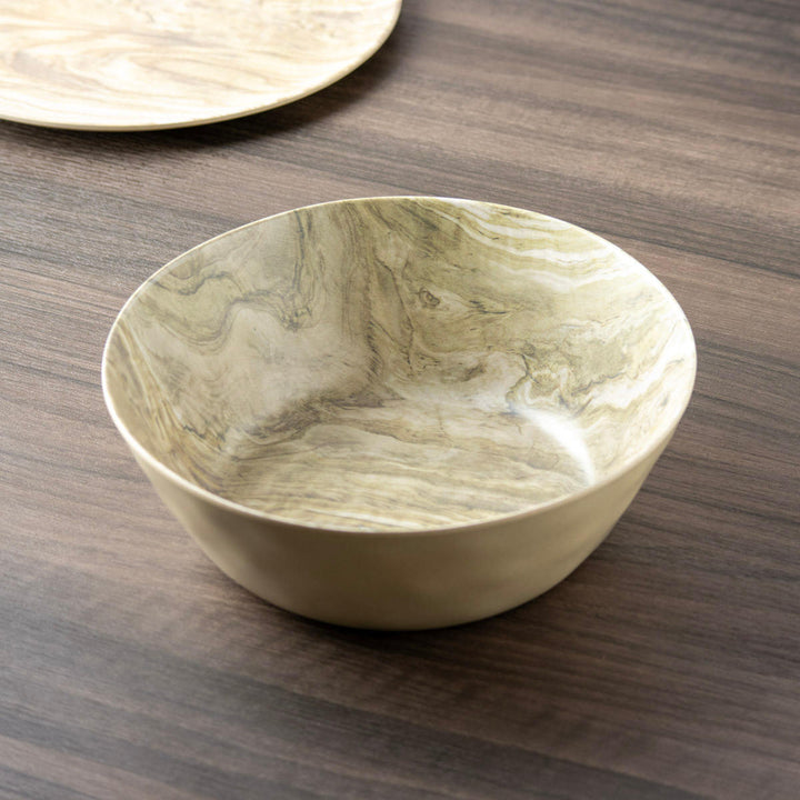 ボウル19cm木目調デザートウッドPlantaプランタプラスチック