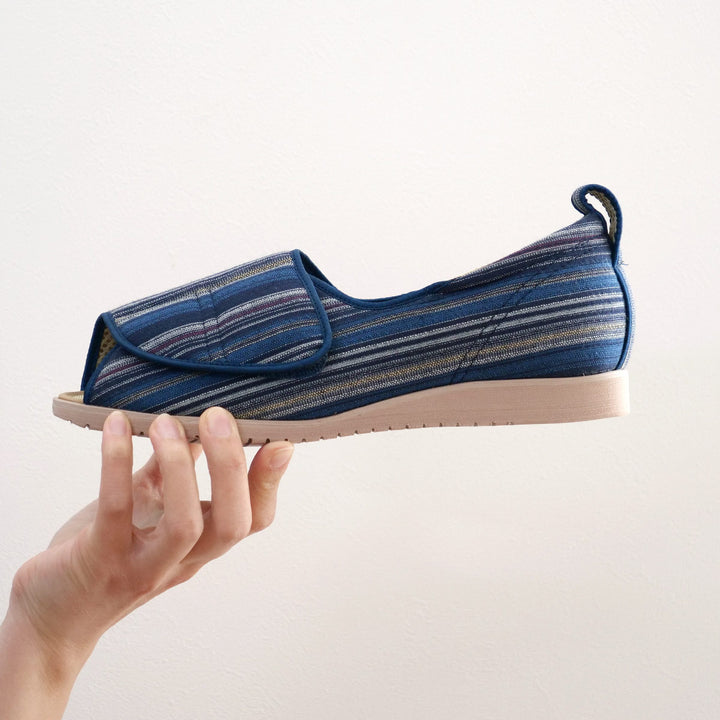 介護シューズあゆみオープン和両足3EL～3Lなごみ施設用