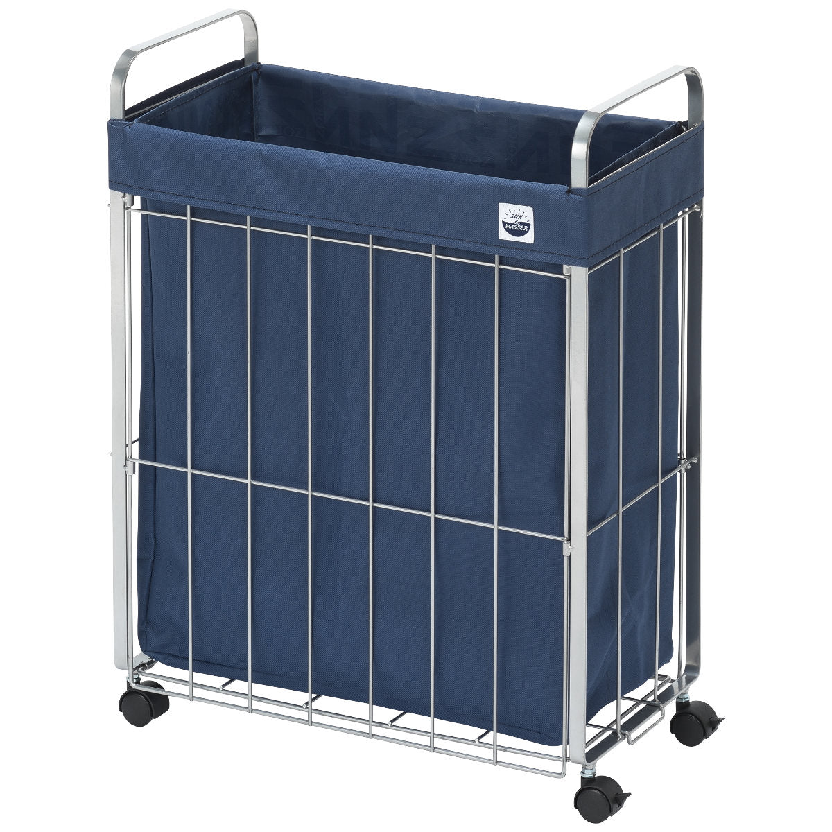 ランドリーバスケット 折りたたみ サンバッサ S＆W ワイヤーバスケット