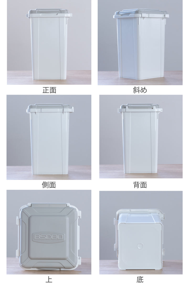 ゴミ箱33L×3色入ジョイント式分別用ペール