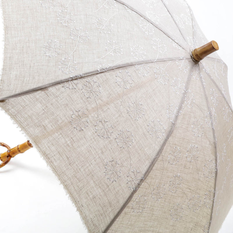 日傘SURMER長傘麻刺繍日本製