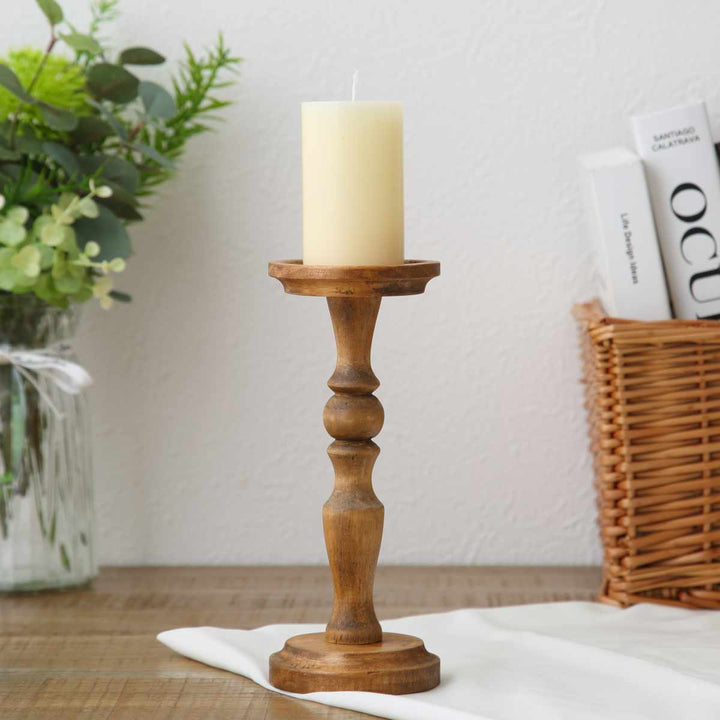 NEINMARKEパインキャンドルスタンドLサイズ天然木
