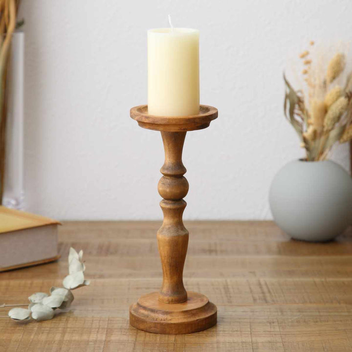 NEINMARKEパインキャンドルスタンドLサイズ天然木