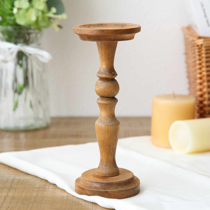 NEINMARKEパインキャンドルスタンドLサイズ天然木