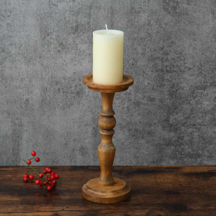 NEINMARKEパインキャンドルスタンドLサイズ天然木