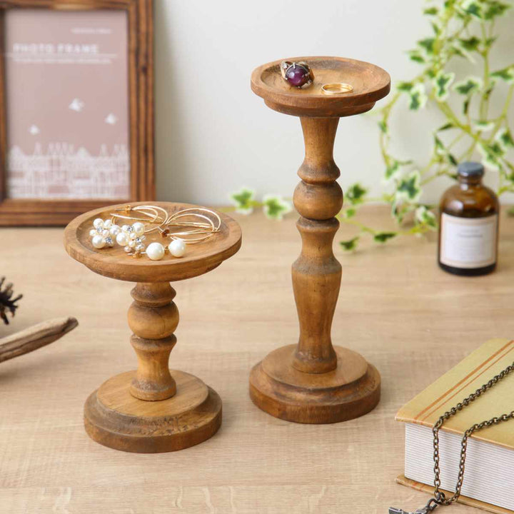 NEINMARKEパインキャンドルスタンドLサイズ天然木