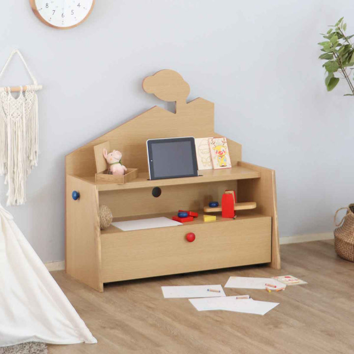 チェストキャスター付き幅90cmキッズ