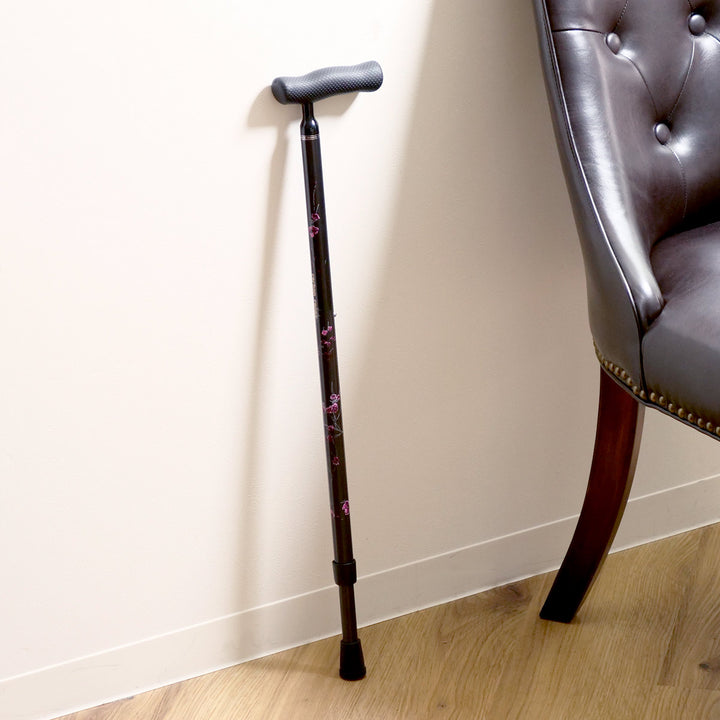 杖アジャスタブルケイン超軽量カーボン製伸縮