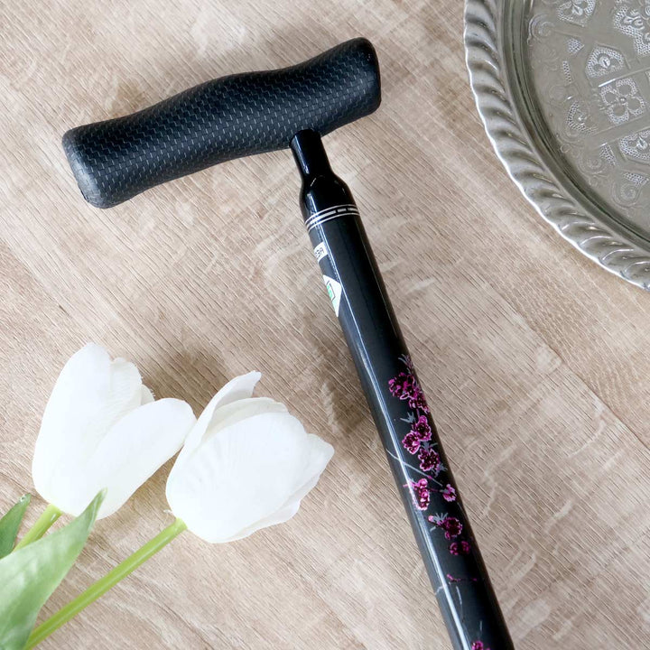 杖アジャスタブルケイン超軽量カーボン製伸縮