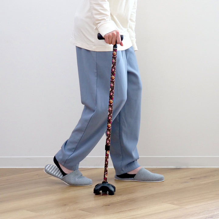 杖4点杖自立式クワドケインeasytoholdカーボン製伸縮