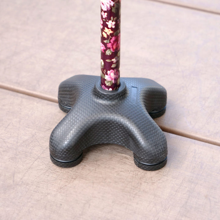 杖4点杖自立式クワドケインeasytoholdカーボン製伸縮