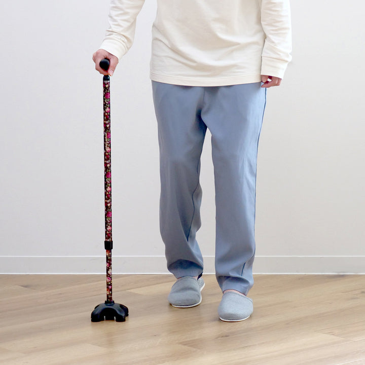 杖4点杖自立式クワドケインeasytoholdカーボン製伸縮