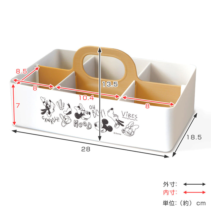 小物収納ミッキーマウスモッテケースハンドル付き