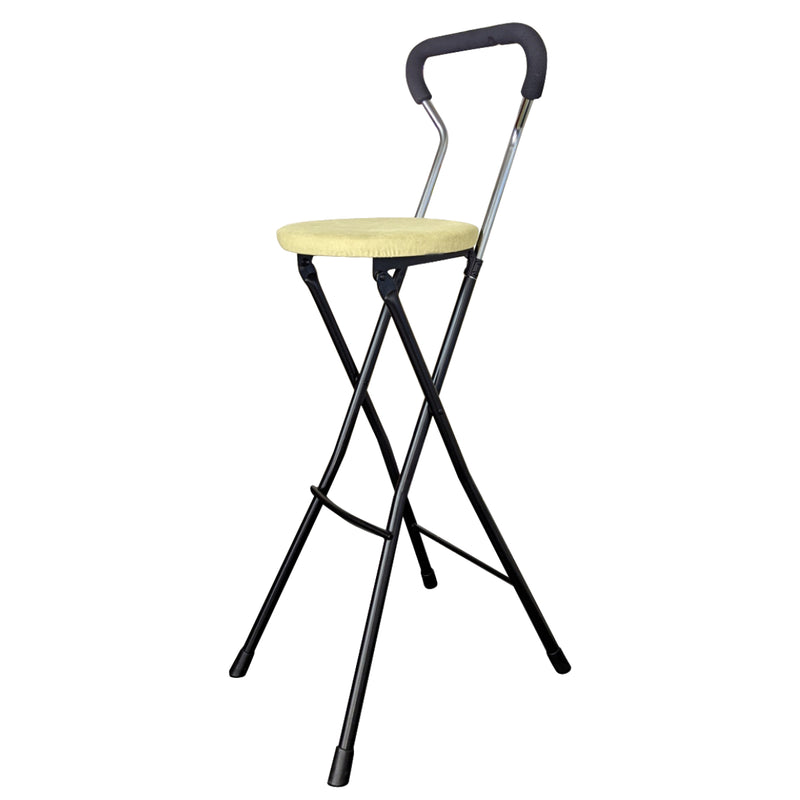 折りたたみ椅子コンパクト軽量背もたれハイタイプ座面高74.5cm