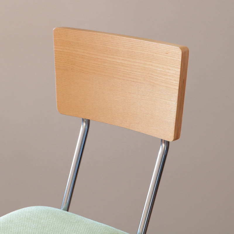 折りたたみ椅子コンパクト軽量背もたれ木製ハイタイプ座面高75cm