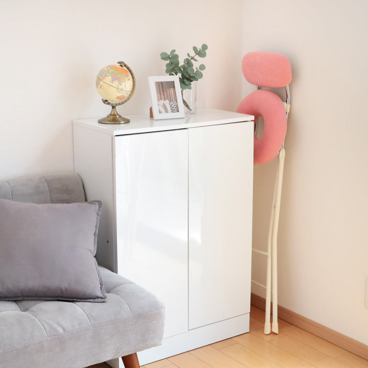 折りたたみ椅子座面高75cmハイタイプドーナツクッション背もたれ付スイーツチェア