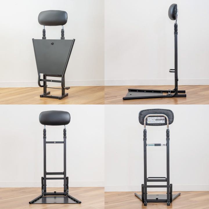 オフィスチェア腰痛チェアスタンド立ち姿勢サポート背もたれ調節高さ77～120cm